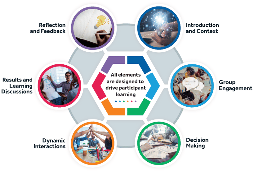 Elements of a business simulation experience