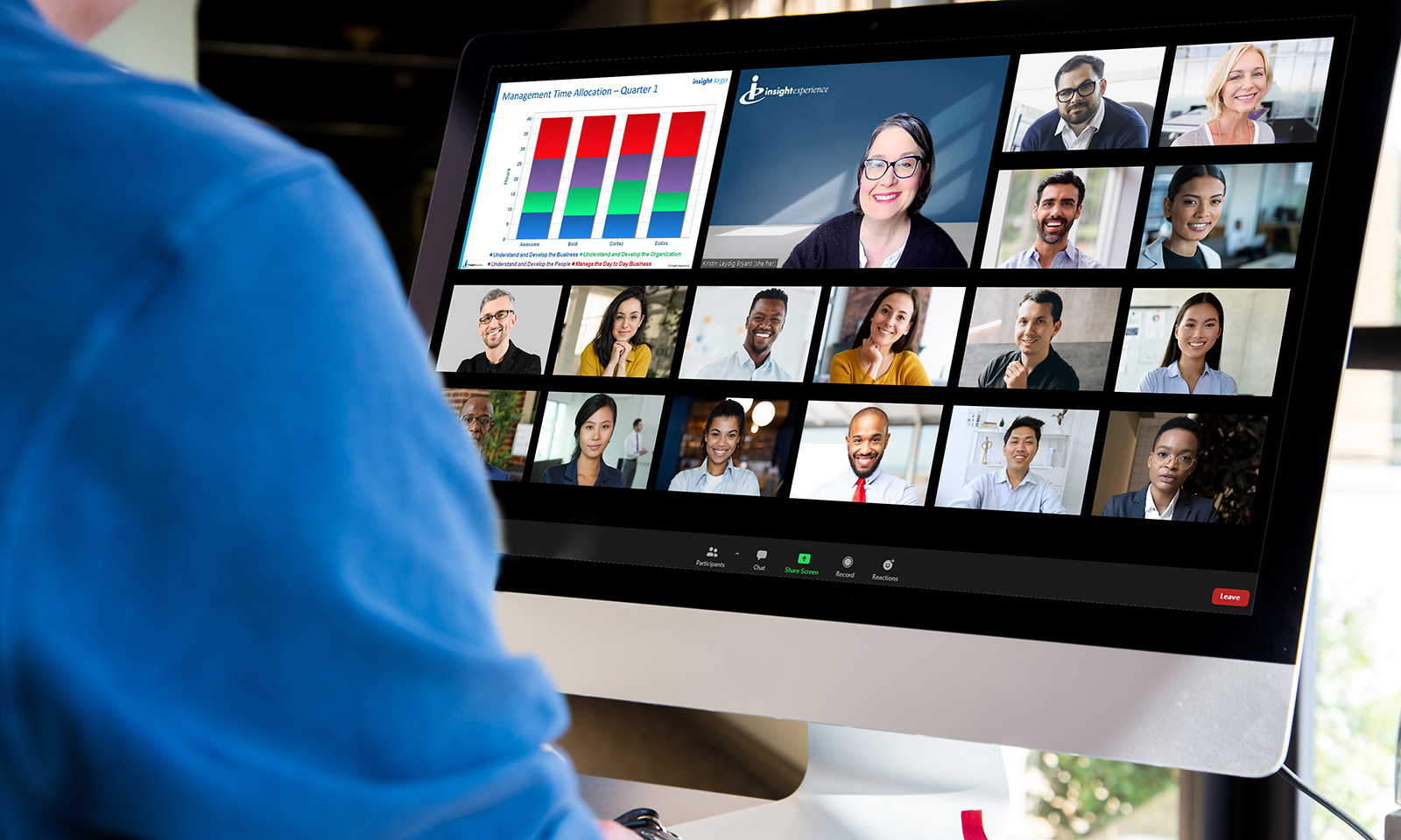 Virtual leadership development