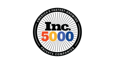 Inc. 5000 2025 award seal for fastest-growing private companies