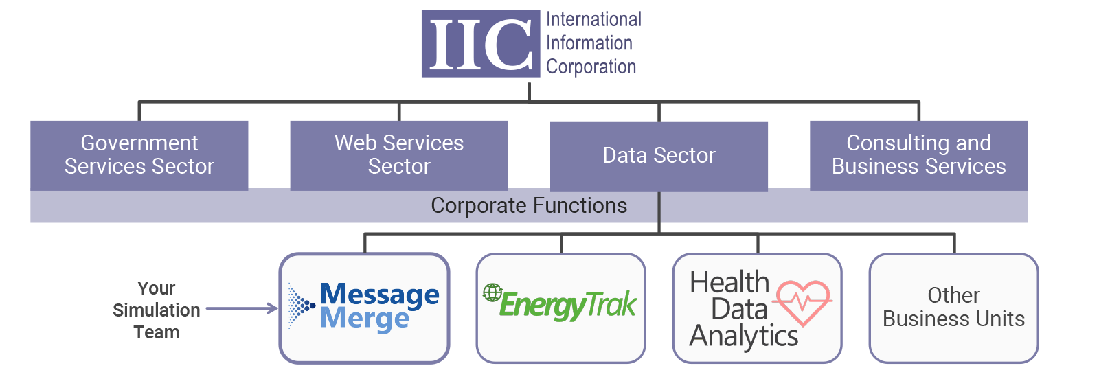 Fictional business for a 10-hour simulation experience to accelerate strategic and people leadership