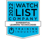 Training Industry 2022 Experiential Learning technologies Watch List Company