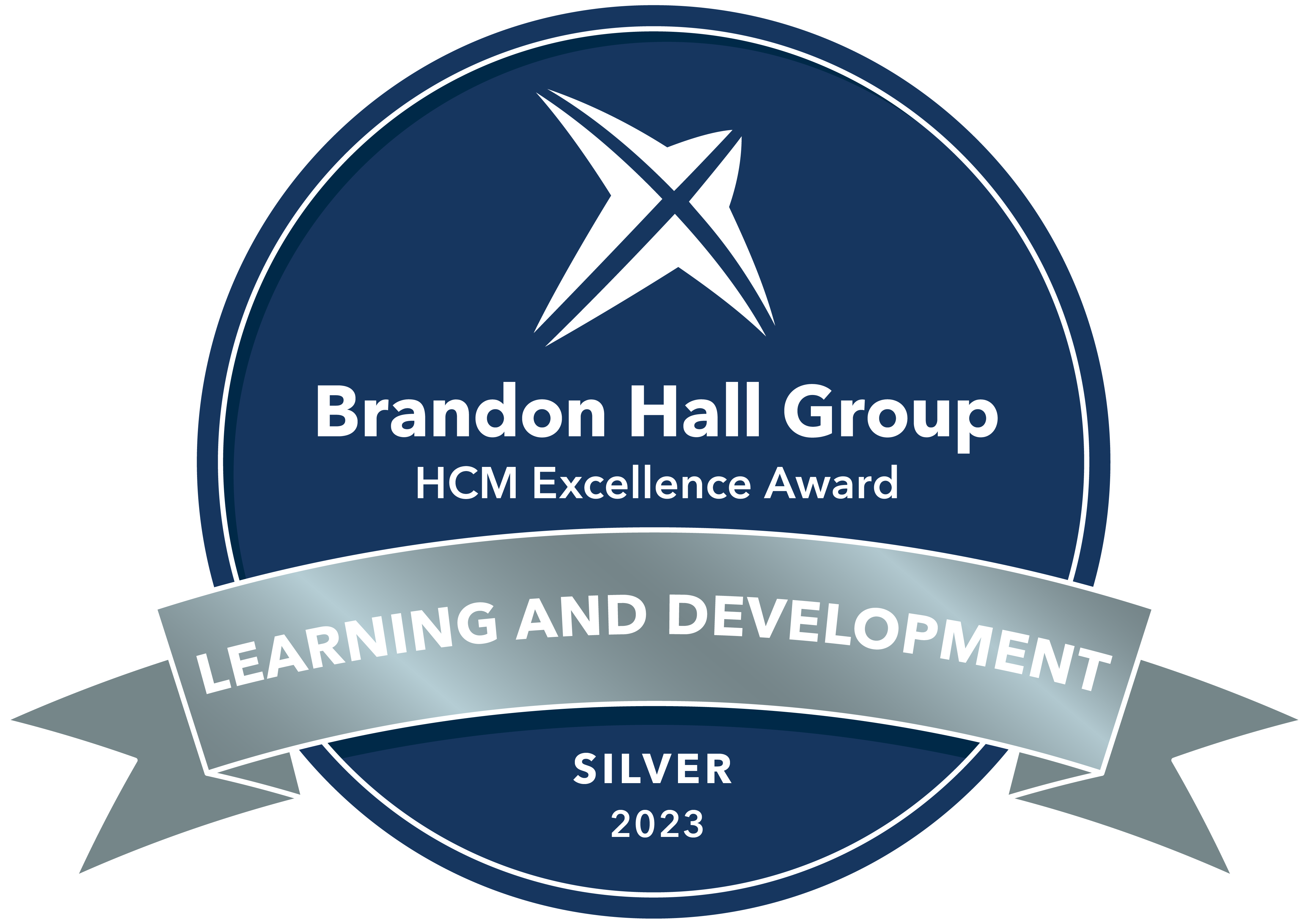 2023 Brandon Hall Silver Award for Best Learning Program Supportiong a Change Transformation Business Strategy